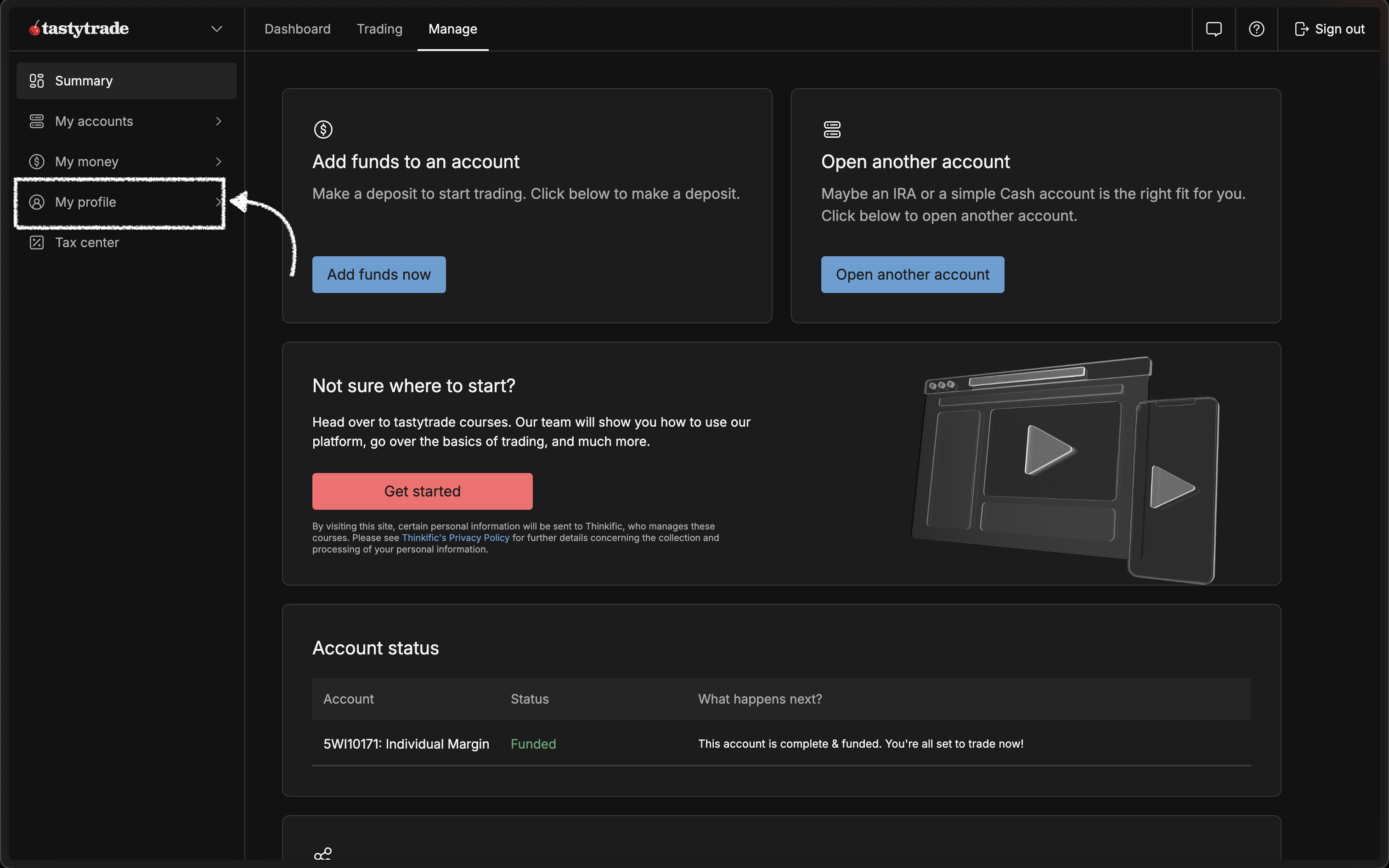 Tastytrade - Profile